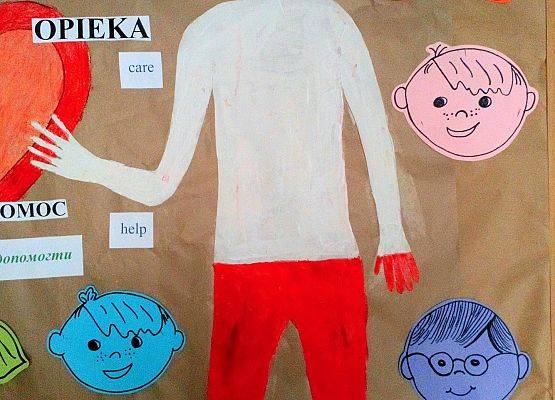 Gazetka "Solidarni z Ukrainą” grafika