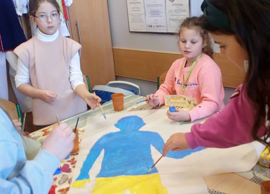 Gazetka "Solidarni z Ukrainą” grafika