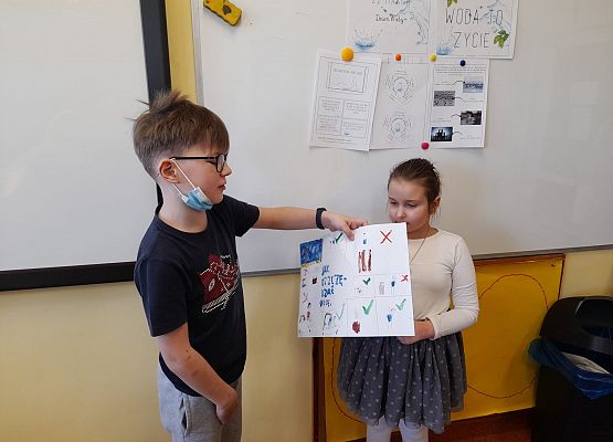 Światowy Dzień Wody w klasie 2b grafika