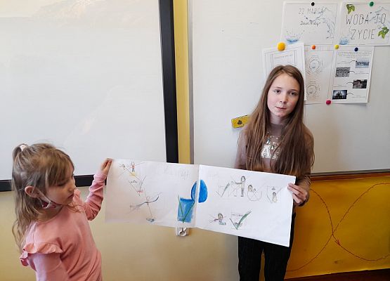 Światowy Dzień Wody w klasie 2b grafika