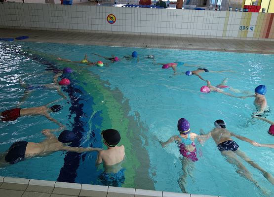 Zajęcia pływania klasa I-III grafika