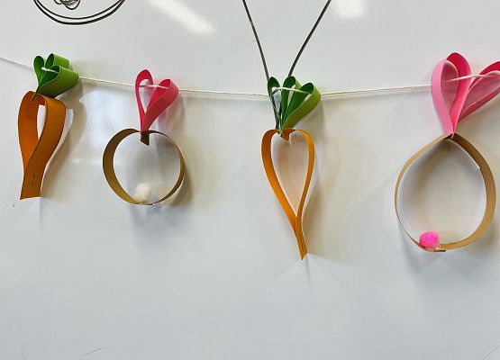 Wielkanocne girlandy Złotych rączek grafika