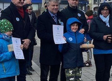 "Autyzm - wiem, rozumiem, pomagam" grafika