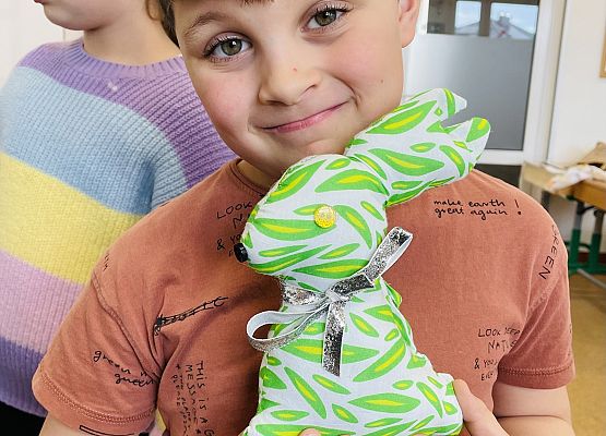 Wielkanocne zajączki Złotych Rączek grafika