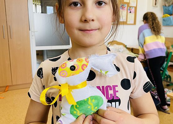 Wielkanocne zajączki Złotych Rączek grafika