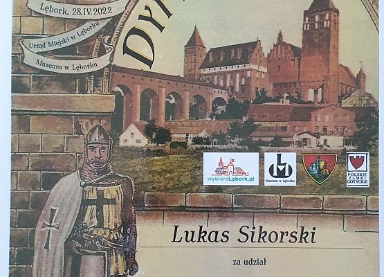 Gminny konkurs wiedzy o zamkach gotyckich grafika