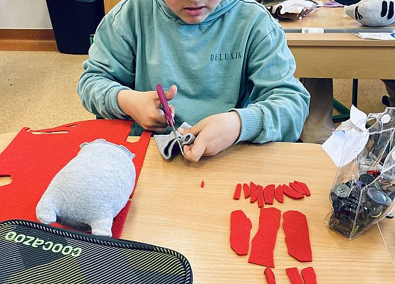 Złote rączki - kotki ze skarpetek grafika