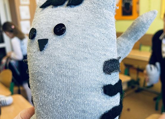 Złote rączki - kotki ze skarpetek grafika