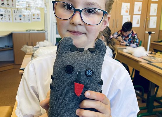 Złote rączki - kotki ze skarpetek grafika