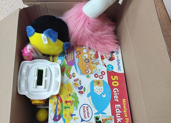 Podarunki dla dzieci z Ukrainy grafika