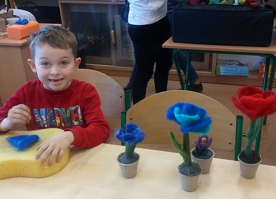 Warsztaty rękodzieła – filcowanie na sucho grafika