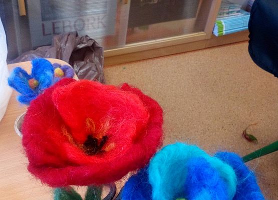 Warsztaty rękodzieła – filcowanie na sucho grafika