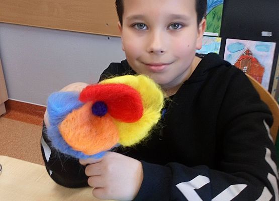 Warsztaty rękodzieła – filcowanie na sucho grafika