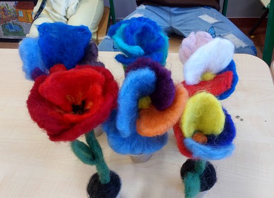 Warsztaty rękodzieła – filcowanie na sucho grafika