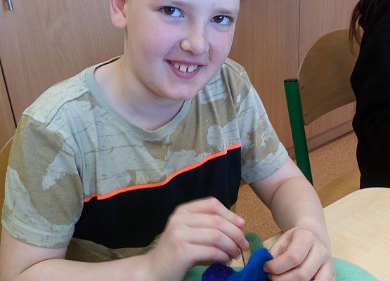 Warsztaty rękodzieła – filcowanie na sucho grafika