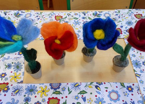 Warsztaty rękodzieła – filcowanie na sucho grafika