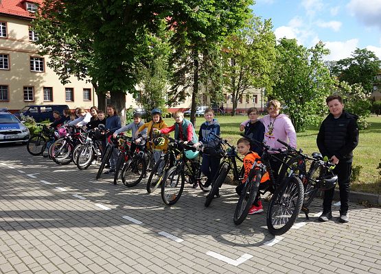 Egzamin na kartę rowerową grafika