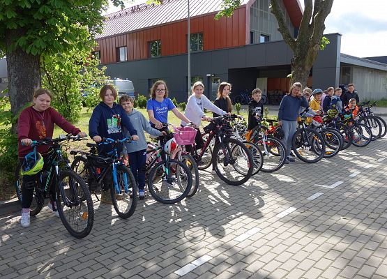 Egzamin na kartę rowerową grafika