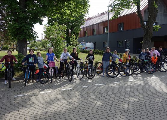 Egzamin na kartę rowerową grafika