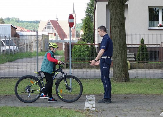 Egzamin na kartę rowerową grafika