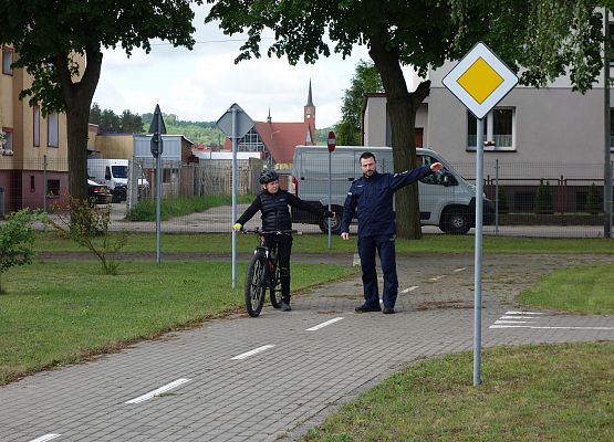 Egzamin na kartę rowerową grafika