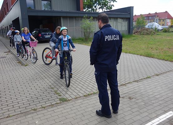 Egzamin na kartę rowerową grafika