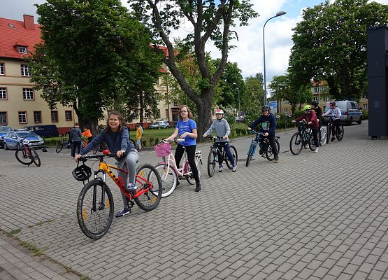 Egzamin na kartę rowerową grafika
