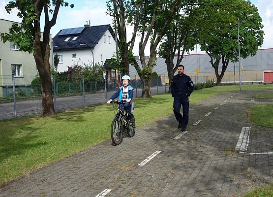 Egzamin na kartę rowerową grafika