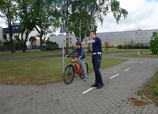 Egzamin na kartę rowerową grafika