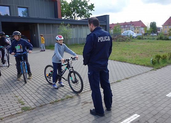 Egzamin na kartę rowerową grafika