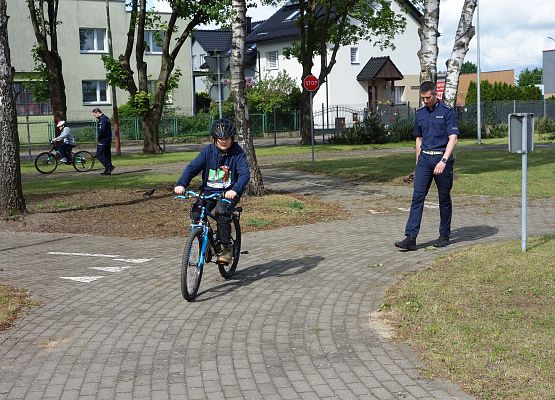 Egzamin na kartę rowerową grafika