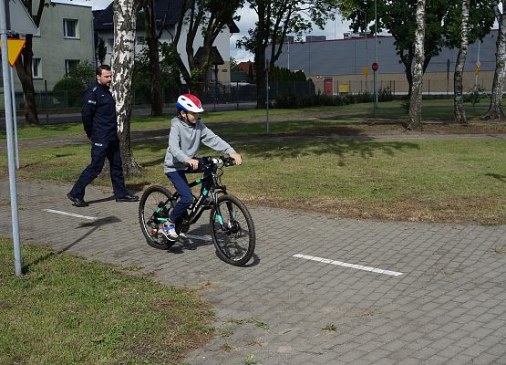Egzamin na kartę rowerową grafika