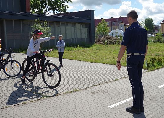Egzamin na kartę rowerową grafika
