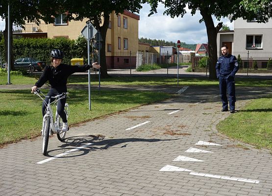 Egzamin na kartę rowerową grafika