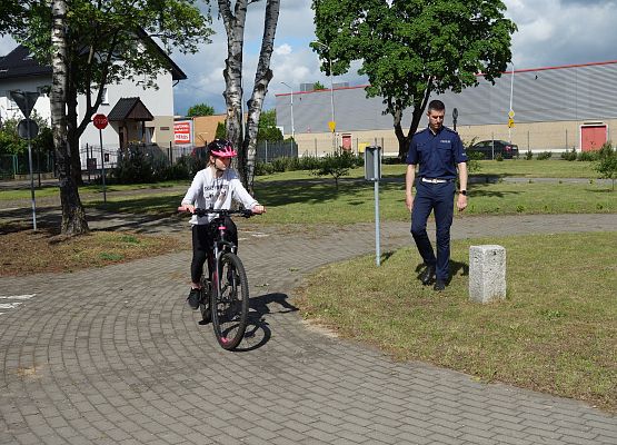 Egzamin na kartę rowerową grafika