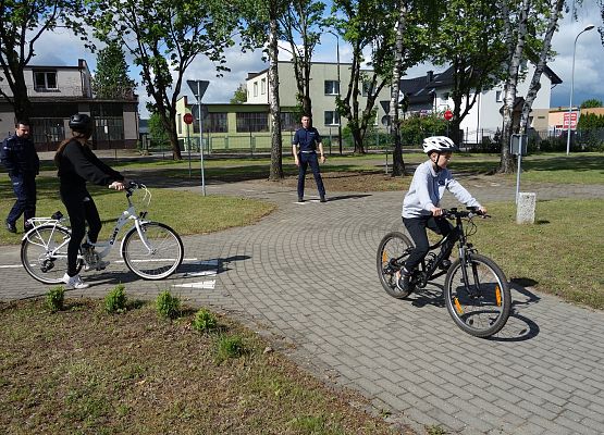 Egzamin na kartę rowerową grafika