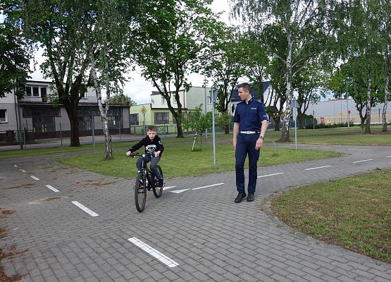 Egzamin na kartę rowerową grafika