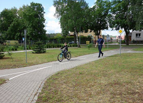 Egzamin na kartę rowerową grafika