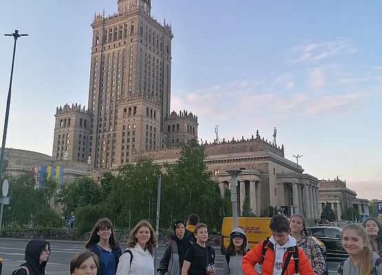 Wycieczka kl. 7a do Warszawy grafika