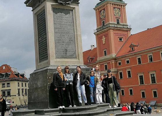 Wycieczka kl. 7a do Warszawy grafika