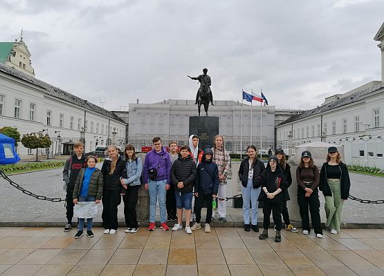 Wycieczka kl. 7a do Warszawy grafika