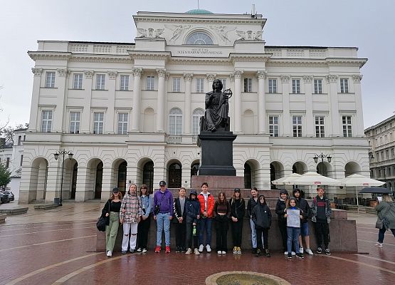 Wycieczka kl. 7a do Warszawy grafika