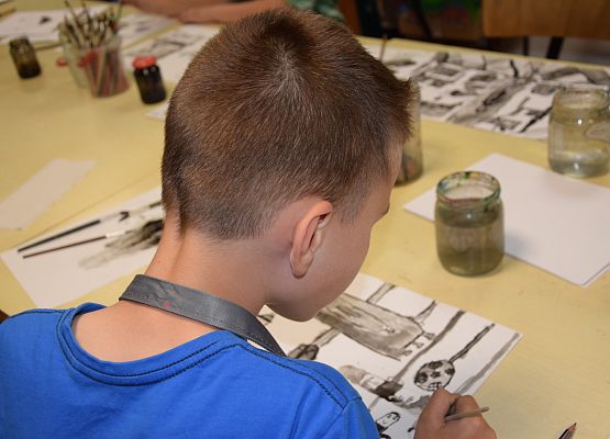 Warsztaty plastyczne w MDK-u grafika