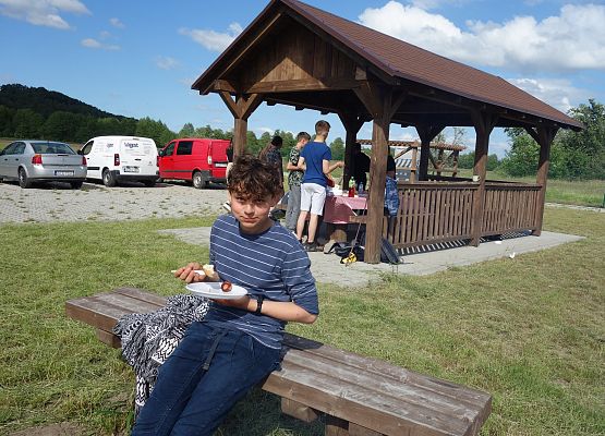 Rajd rowerowy klasy 7 b grafika