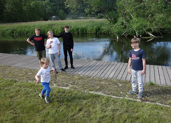 Rajd rowerowy klasy 7 b grafika