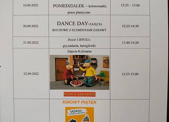 19-23 września 2022 grafika