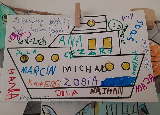 Wycieczka kaszubska klasy pierwszej – ŁEBA grafika