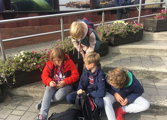 Wycieczka klas 4a i 5a  na Hel   grafika