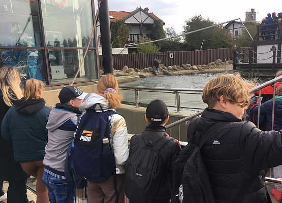 Wycieczka klas 4a i 5a  na Hel   grafika