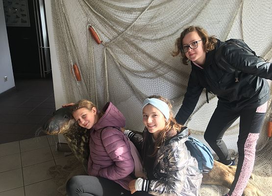 Wycieczka klas 4a i 5a  na Hel   grafika